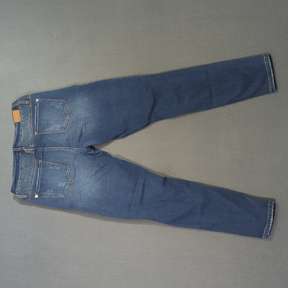 Judy Blue Jeans Women's 29 Blue Skinny Fit Moto Denim - Picture 2 of 12